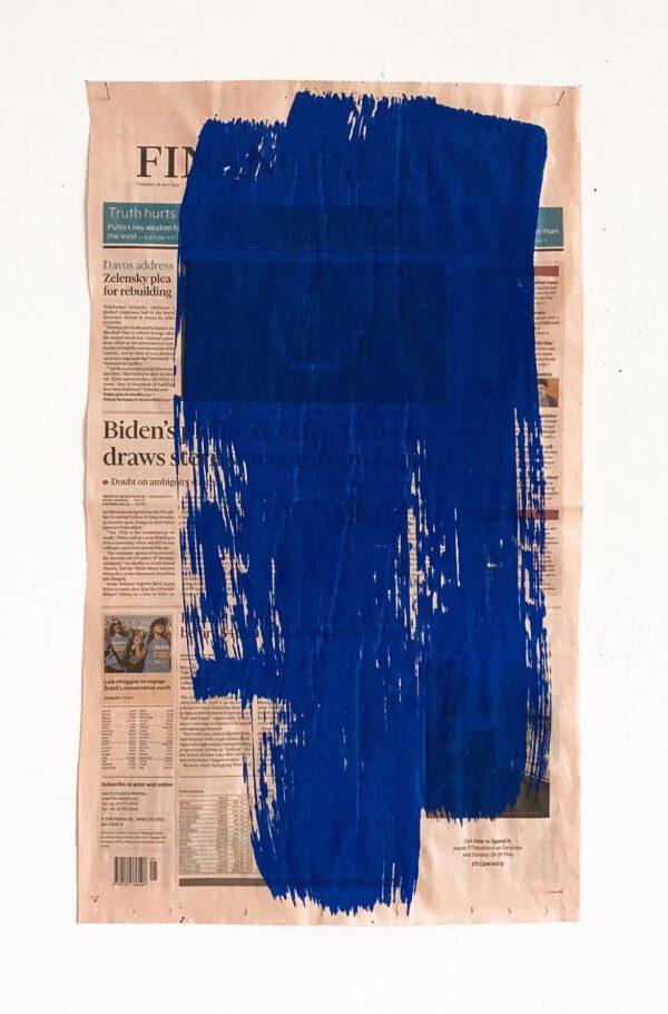 JUTTA OBENHUBER –– Blau / blue, 2022